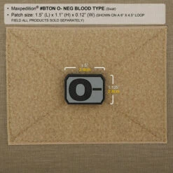 O- Blood Type Morale Patch -Bag Shop BTONS2 detail