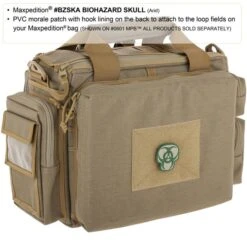 Biohazard Skull Morale Patch -Bag Shop BZSKA1 detail