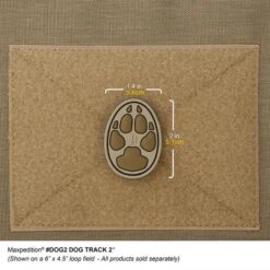 Dog Track 2" Morale Patch -Bag Shop DOG2A 2 detail
