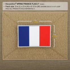 France Flag Morale Patch -Bag Shop FRN2C2 detail