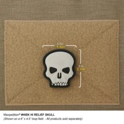 Hi Relief Skull Morale Patch -Bag Shop HISKS 2 detail