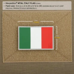 Italy Flag Morale Patch -Bag Shop ITALC2 detail
