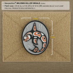 Killer Whale Morale Patch 10 Killer Whale Morale Patch -Bag Shop KLRWH2 detail