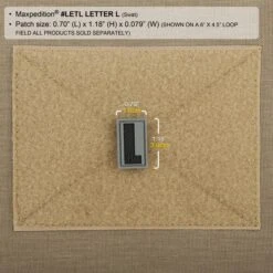 Letter L Morale Patch -Bag Shop LETLS2 detail