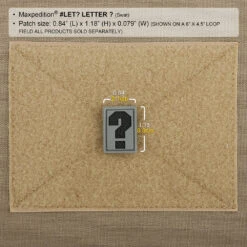 Letter ? Morale Patch 11 Letter ? Morale Patch -Bag Shop LETQMS2