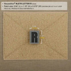 Letter R Morale Patch 12 Letter R Morale Patch -Bag Shop LETRS2 detail