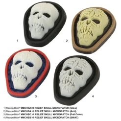 Hi Relief Skull Micro Morale Patch -Bag Shop MCHS GROUP detail