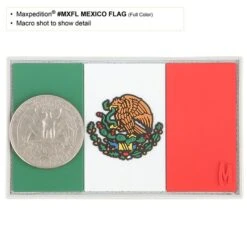 Mexico Flag Morale Patch 14 Mexico Flag Morale Patch -Bag Shop MXFLC4 detail