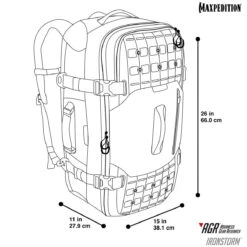 Ironstorm™ Adventure Travel Bag 62L (CLOSEOUT SALE. FINAL SALE.) -Bag Shop RSM LINEART detail