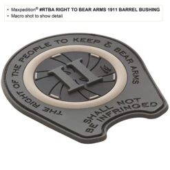 Right To Bear Arms 1911 Barrel Bushing Morale Patch -Bag Shop RTBAS3 detail