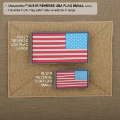 Reverse USA Flag Morale Patch (Small) -Bag Shop US1RC5 detail
