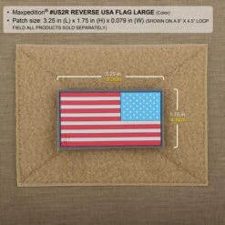 Reverse USA Flag Morale Patch (Large) -Bag Shop US2RC2 detail