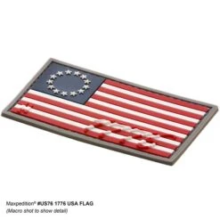 1776 USA Flag Morale Patch -Bag Shop US76C3 detail
