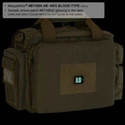 AB- Blood Type Morale Patch -Bag Shop btabns3 detail