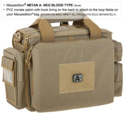 A- Blood Type Morale Patch -Bag Shop btans1 detail