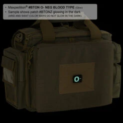 O- Blood Type Morale Patch -Bag Shop btons3 detail