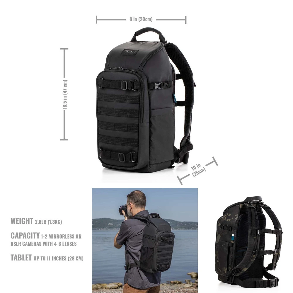 Axis V2 16L Backpack - Black 4 Axis V2 16L Backpack - Black - Image 2