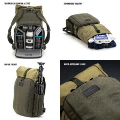 Fulton V2 16L Backpack - Tan/Olive -Bag Shop ednsgoklpfqecf1fawth 91636.1691039584