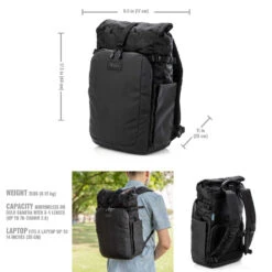 Fulton V2 14L All Weather Backpack - Black/Black Camo -Bag Shop hi9en7vy2mvycpayjayb 04695.1691039590