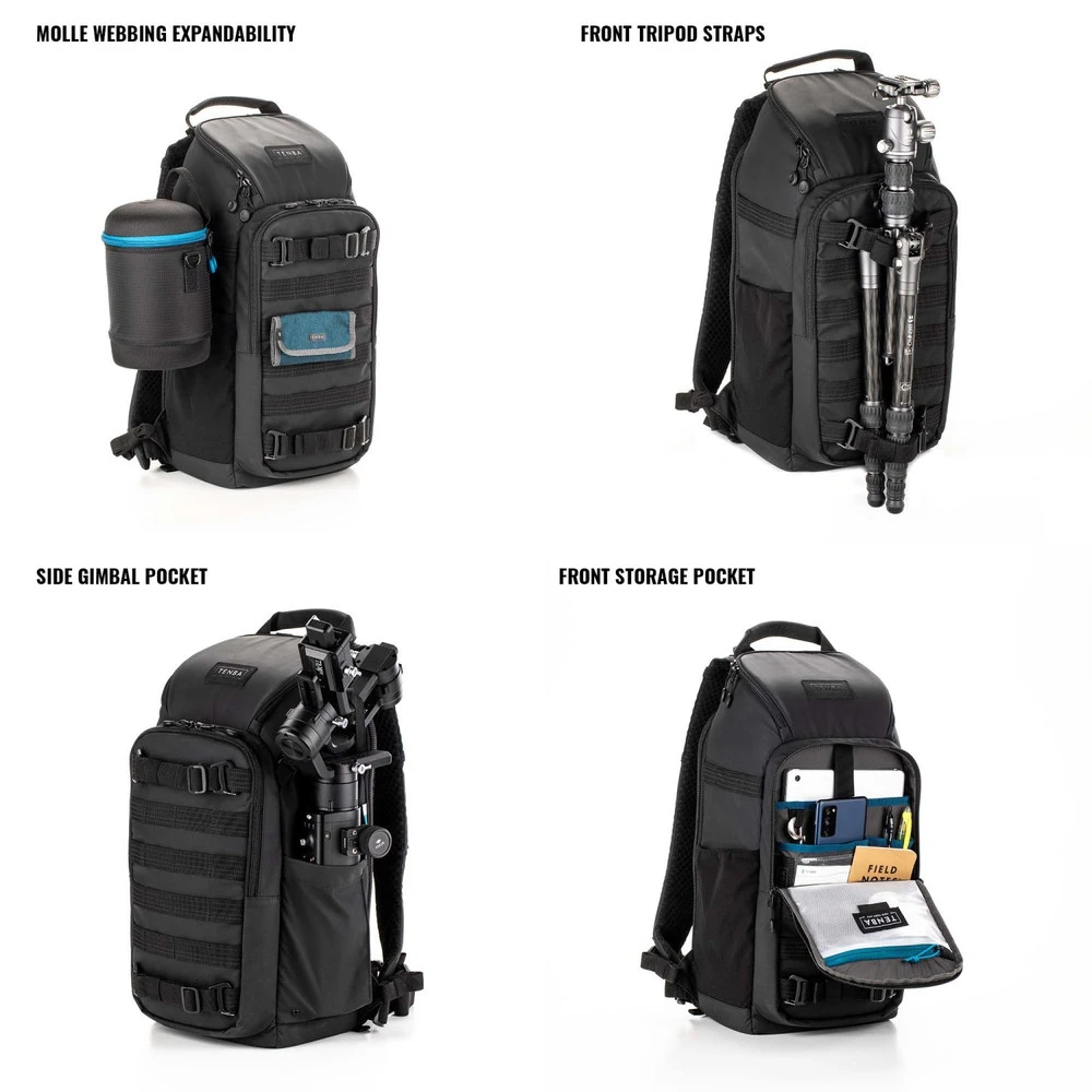 Axis V2 16L Backpack - Black 7 Axis V2 16L Backpack - Black - Image 5
